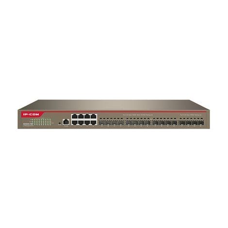 Switch ip-com g5324-16f 8p gigabit+16p sfp 1p console, l3 cloud managed