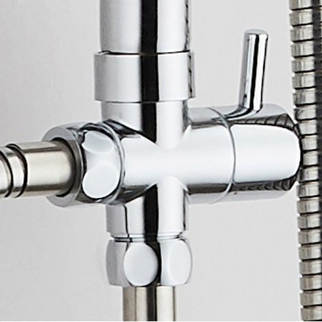 1PZ DEVIATORE PER COLONNA DOCCIA LX-4001 CROMO (1/2)