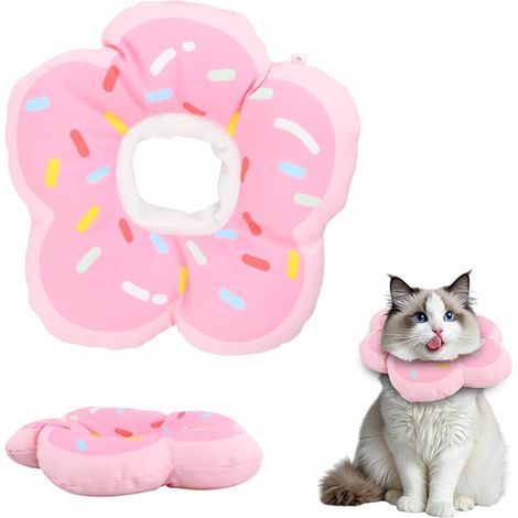 Cat Collar, Adjustable Collar for Kittens and Cats, Waterproof Post-Surgery Protection Collar (1/3)