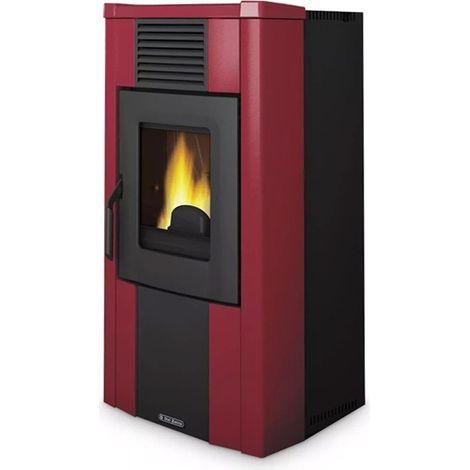 DAL ZOTTO RITA ELITE EVO STUFA A PELLET 10,3 KW 100 MQ - BORDEAUX (1/3)