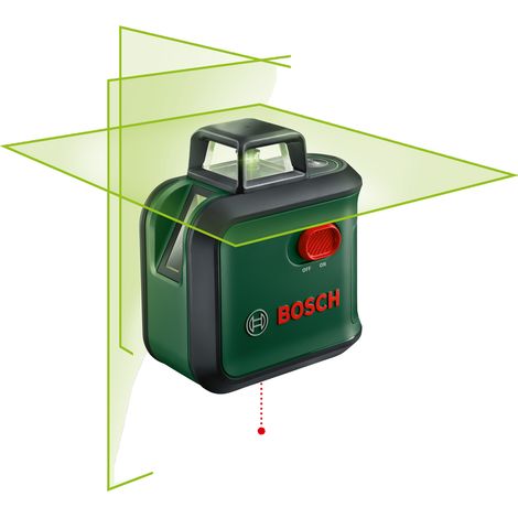 BOSCH DIY ADVANCEDLEVEL 360 AA batteries Cross line laser (1/3)