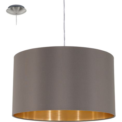 Suspension 1x 60W E27 31603 capuccino Maserlo EGLO (1/5)