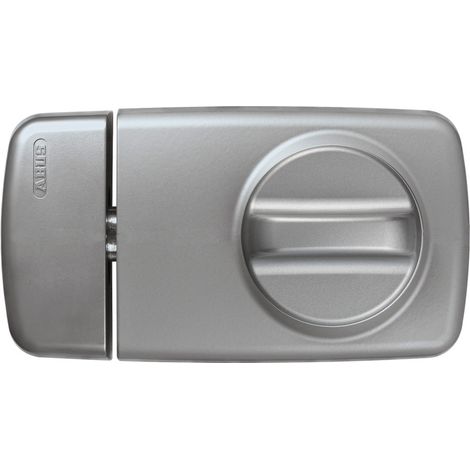 ABUS Tür-Zusatzschloss 7010S EK silber, innen mit Drehknauf (1/5)