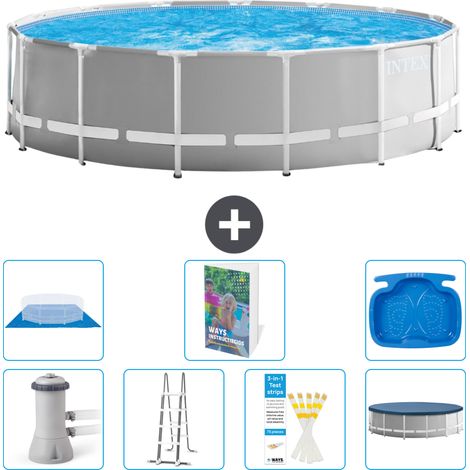 Intex Piscine Prism Frame Ronde - 457x122 cm - 8-pièces S662