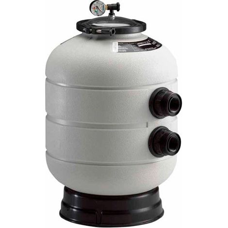 Astralpool – Filtre à sable soufflé 17 m3/h – Vanne 1 1/2" 6+1 voies – Couvercle transparent – Diffuseur supérieur interne – Manomètre de contrôle (1/2)