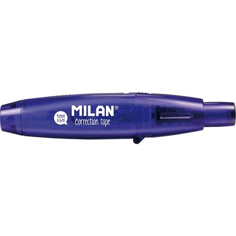 Blister con nastro correttore a pulsante 5mm x 6m serie Acid Blue Milano (1/2)