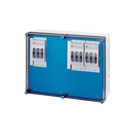 Hensel NH-Sicherungslasttrennschaltergehäuse 3x3xNH00 250A 5-polig Mi 6632 (1/2)