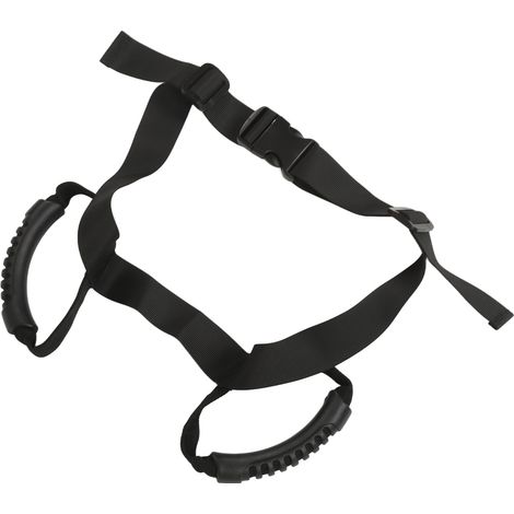 Ceinture de sécurité pour passager de moto avec poignées, préventif contre les chutes, sangle de maintien universelle pour la conduite. (1/5)