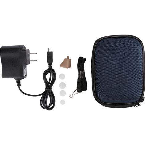 Mini appareil auditif de poche rechargeable pour personnes âgées, amplificateur sonore auriculaire, prise US 100-240V (1/5)