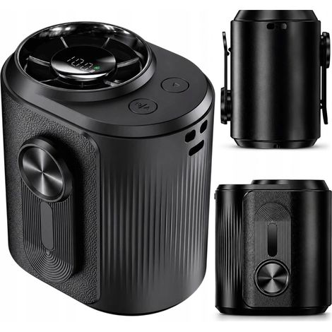Ventilateur Taille™ - Noir - 260 G - Portable - Refroidissement Personnel - Sans Fil (1/5)
