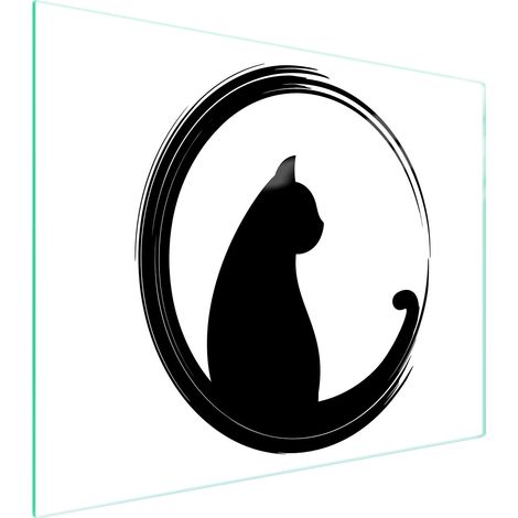 Glasschneidebrett 52x40 Katze (1/5)
