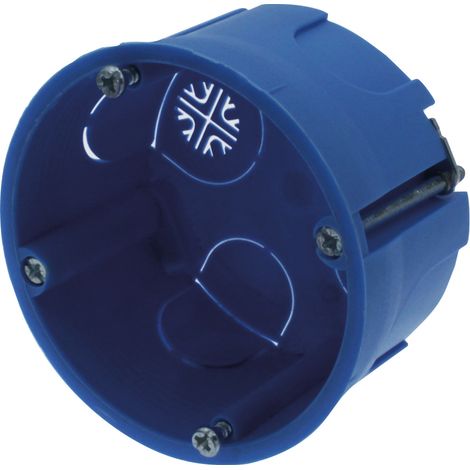 CASSETTA DA INCASSO TONDA IP20 PER PARETE IN CARTONGESSO mm Ø 68 10.00 pz