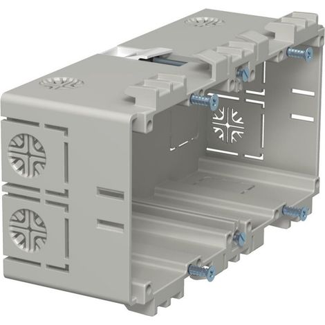 OBO Bettermann Vertr Gerätedose 2-fach gr. 2390/8T2 (1/3)