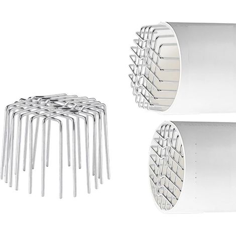 Couverture de drain, maille anti-rongeurs en acier inoxydable 304, grille d'aération pour salle de bain, filtre de drain de sol en PVC pour tuyau d'égout de hotte aspirante (110 tubes)