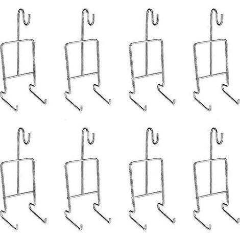 Présentoir à thé 8 pièces pour tasses et soucoupes, support en métal, porte-tasses et soucoupes, présentoir à thé (1/4)