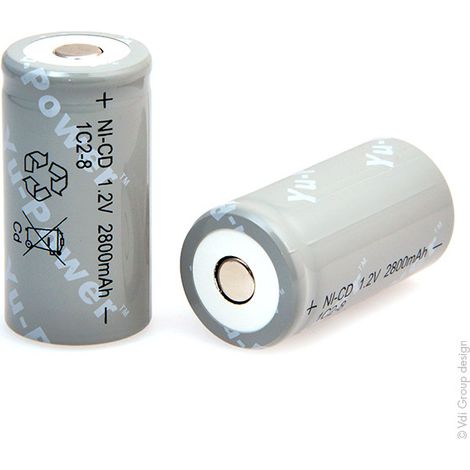 Yuasa - Accu NiCd C 1C2-8 1.2V 2800mAh FT