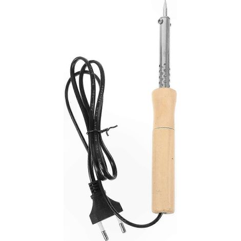 Tragbares elektrisches Lötset mit Holzgriff für den Heimgebrauch, 1-teiliges Set (1/5)