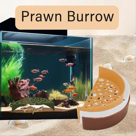 Abri de Reproduction pour Crevettes, Décor d'Aquarium Vert, Cachette pour Élevage, Ornement Réservoir Poisson, Accessoire de Protection (1/5)