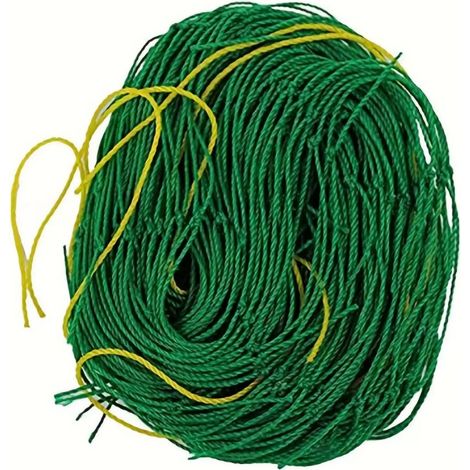 Filet de support pour plantes grimpantes 2 × 5 m, maille 10 × 10 cm, filet de culture pour pois, haricots, tomates et fleurs du potager (1/5)