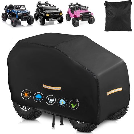 Kinder Elektroauto Abdeckung, wasserdicht, robust, für alle Wetterbedingungen, 140x84x81cm (1/5)