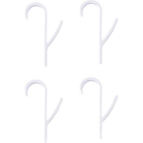 Pack de 6 toalleros para radiadores de baño, ganchos para baño (1/4)