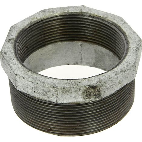 Virfollet – Réduction fonte galva mâle-femelle 80-66 – Raccord de robinetterie pour installations sanitaires – Résistant à la corrosion