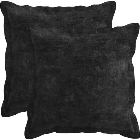 Cushion Cover 6 pcs HOUTEN Anthracite 35 x 35 cm vidaXL