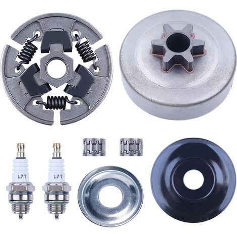 Kit d'embrayage 3/8" 6T pour pièces de tronçonneuse Stihl MS180 MS170 018 017 1123 640 2003, 1123 160 2050, 0000 958 1022, 1121 162 1001 (1/5)