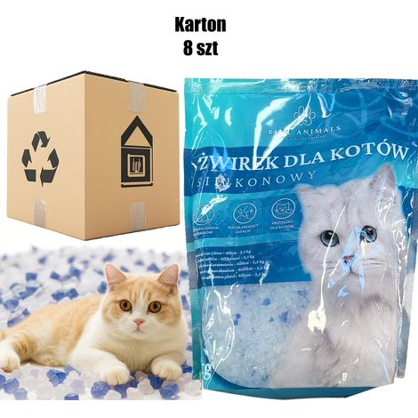 Silice pour chat 1,5 kg Non-agglomérant et sans poussière