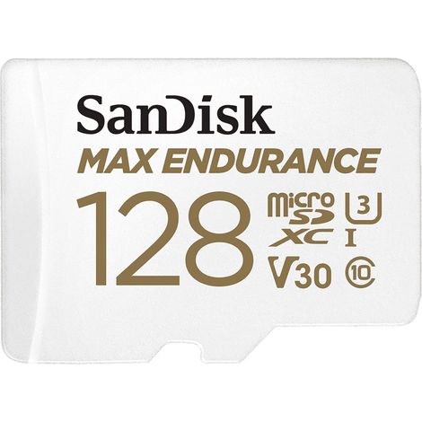 SanDisk Max Endurance      128GB microSDXC     SDSQQVR-128G-GN6IA