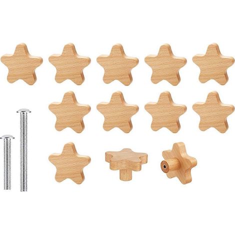 Boutons de commode bohèmes - avec 24 vis pour armoires et meubles (1/5)