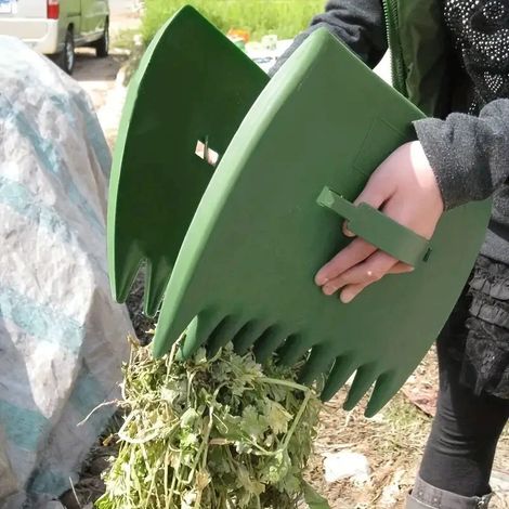 Ergonomic Leaf Claws, Wide Scoop Grabber, Comfortable Yard Picker, Weatherproof Garden Cleanup Tool, Efficient Lawn Debris Removal Aid, Outdoor Equipment for Landscaping, Patio, 34x25x2cm (1/5)