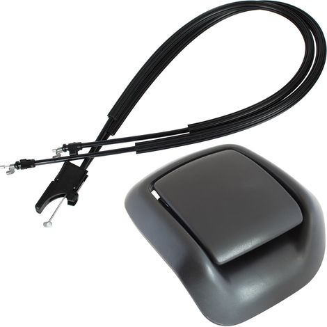 Cavo di regolazione sedile sinistro (lato guidatore) + maniglia di ripiegamento sedile sinistro per Ford Fiesta V Mk6 H/B / VAN 01-10, set da 2 pezzi.