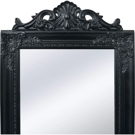 Maison Exclusive - Specchio Autoportante Stile Barocco 160x40 cm Nero