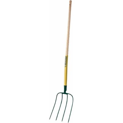 Fourche à charger 4 dents manche bois certifié PEFC 100% - Leborgne