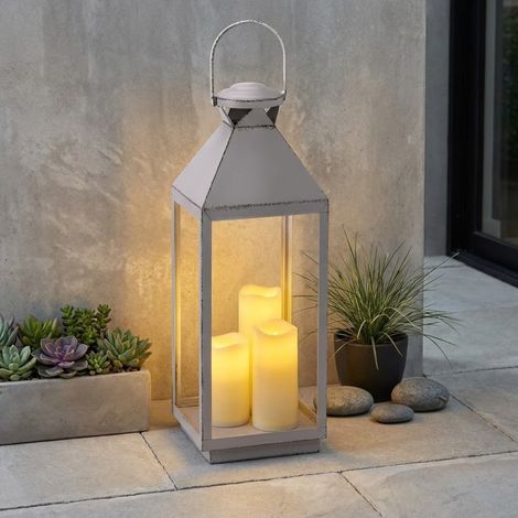 Lunaria Oslo Flickering Candle Lantern (1/2)