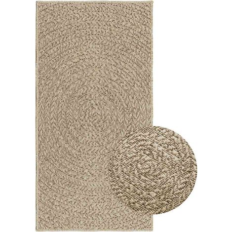 Rug ZIZUR Beige 60x110 cm Jute Look Indoor and Outdoor vidaXL