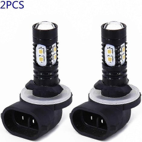 2pcs 881 862 886 889 894 896 898 LED Ampoules de Phares de Voiture 50W 6500K Blanc Froid Feux de Route et de Croisement P20250110499 (1/5)