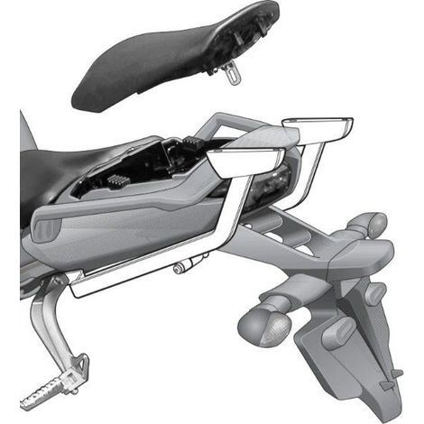 Portapacchi Shad per Yamaha FZ1 1000 N, FZ1 1000 NA ABS, FZ1 1000 S Fazer, FZ1 1000 S GT Fazer, FZ1 1000 S Fazer, (1/4)