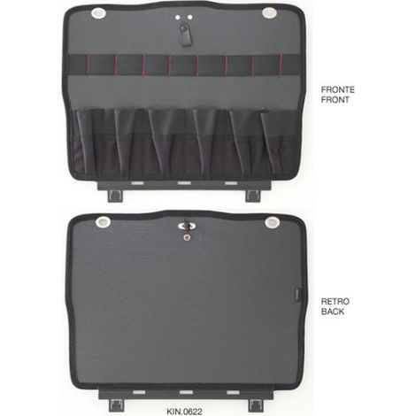 Panneau inférieur porte-outils GT LINE KIN.0622 avec poches élastiques