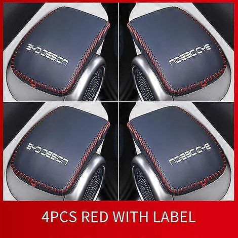 Housse de protection pour poignée de porte, housse en cuir, accessoires modifiés pour Atto 3 Byd Yuan Plus Ev - Poignées de porte intérieures - Lot de 4, bleu B (1/5)