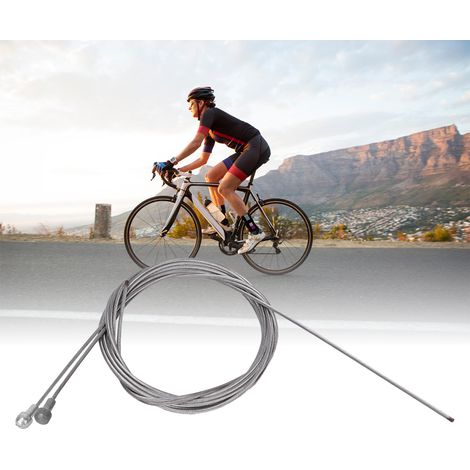 Kit de Câbles Freins et Vitesses Vélo Route en Acier Inoxydable - 2 Pièces Accessoires Cyclisme