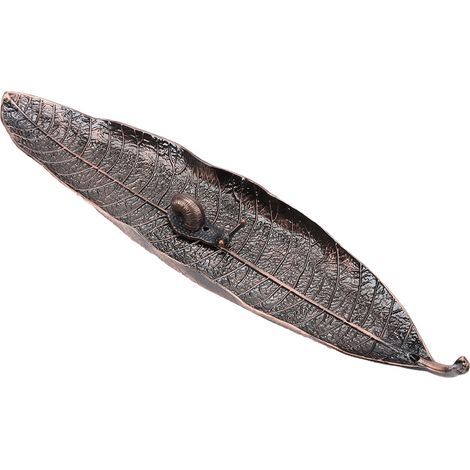 Support à Encens Spirale Escargot avec Plateau Anti-Cendres Décoration Zen pour Méditation et Bureau (1/5)