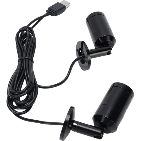Mini spot LED en aluminium, lampe d'accent LED intérieure pour vitrine bijoux peinture exposition d'art (1/5)