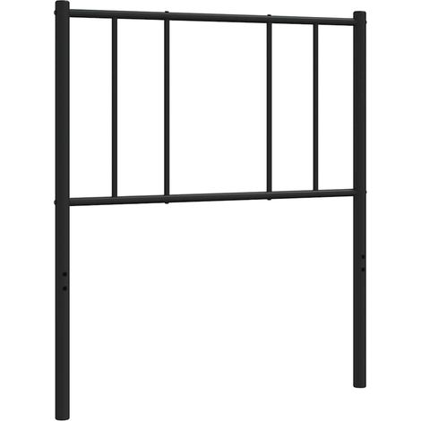 Maison Exclusive - Ersatz-Kopfteil Metall Schwarz 90 cm