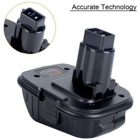 Adaptateur pour batterie Li-ion Dewalt Milwaukee 18/20v Convertir en outil Dewalt 18v Ni (1/2)