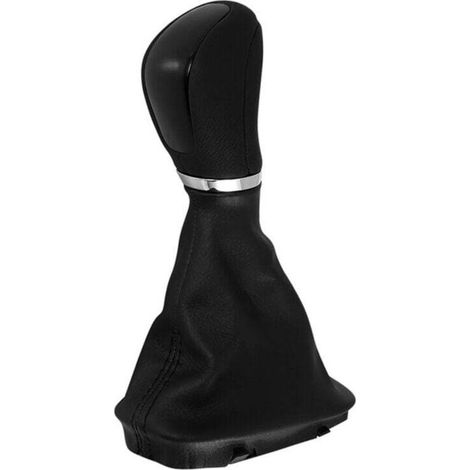 Pommeau De Levier De Vitesse Automatique Noir Avec Soufflet Pour Mercedes Classe C W203 W204 (1/4)