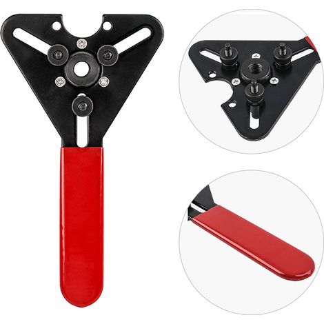 Dissolvant d'embrayage de compresseur d'air de voiture, installateur de clé à double usage, Kit d'outils, réparation de climatiseur automobile 8 pièces (1/5)