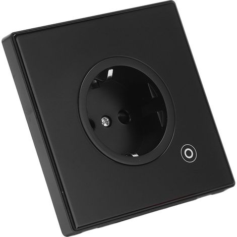 Prise connectée Graffiti, prise programmable, prise murale 16 A 95-245 V, panneau de minuterie, norme européenne noire, version ZigBee (1/5)
