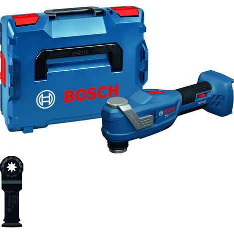Bosch – Akku-Multifunktionswerkzeug GOP18V-30 – Brushless-Motor – 3° Oszillationswinkel – Schneller Klingenwechsel – L-BOXX 136